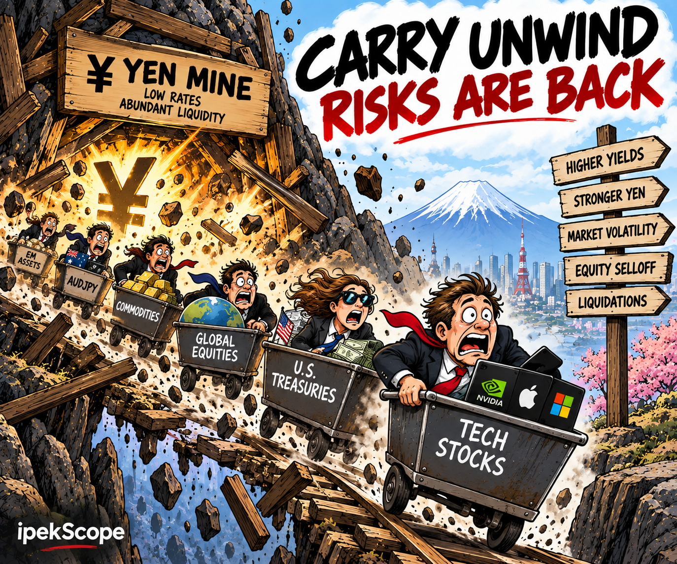 Carry unwind risks are back