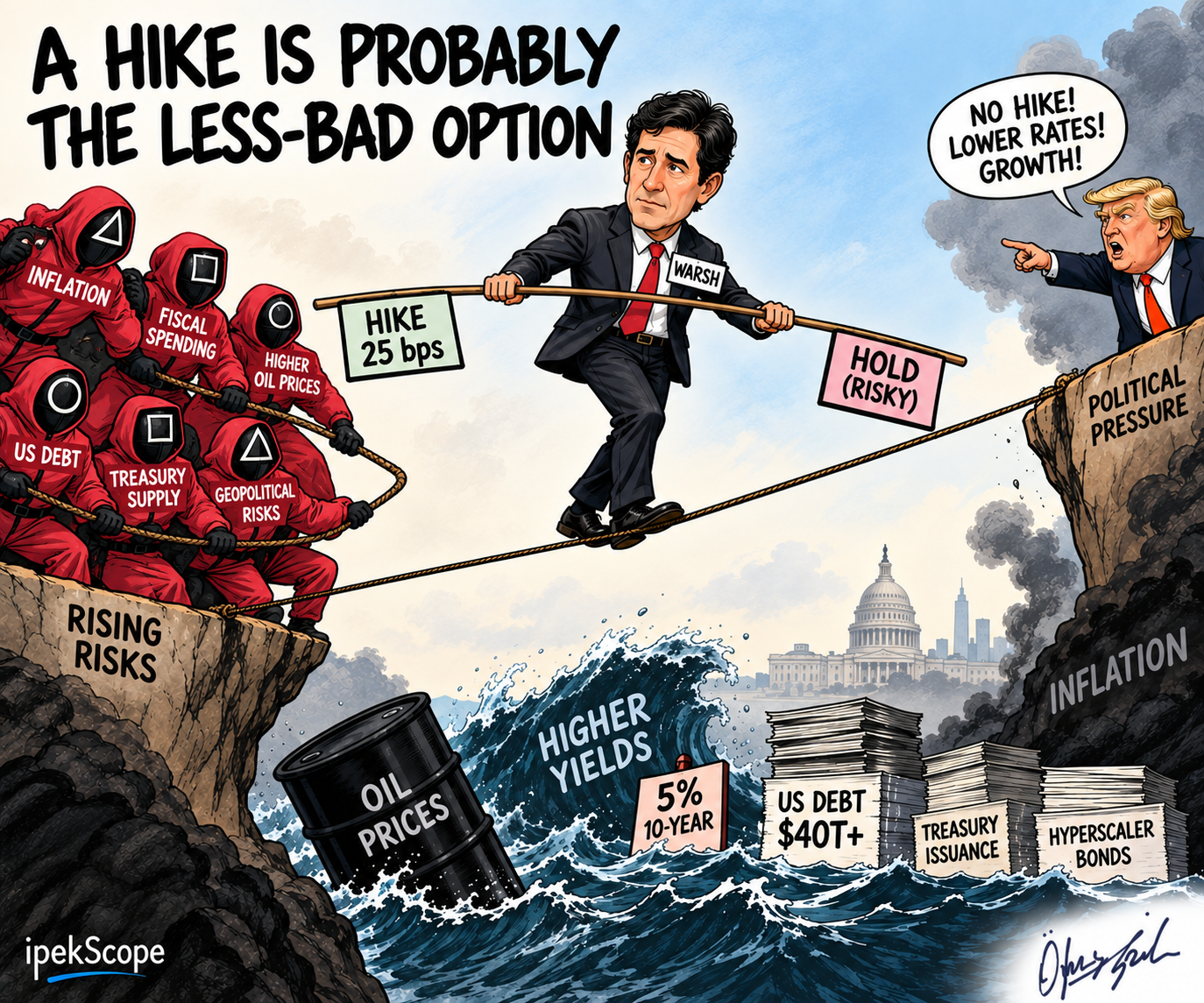Fed hike is probably the less-bad option