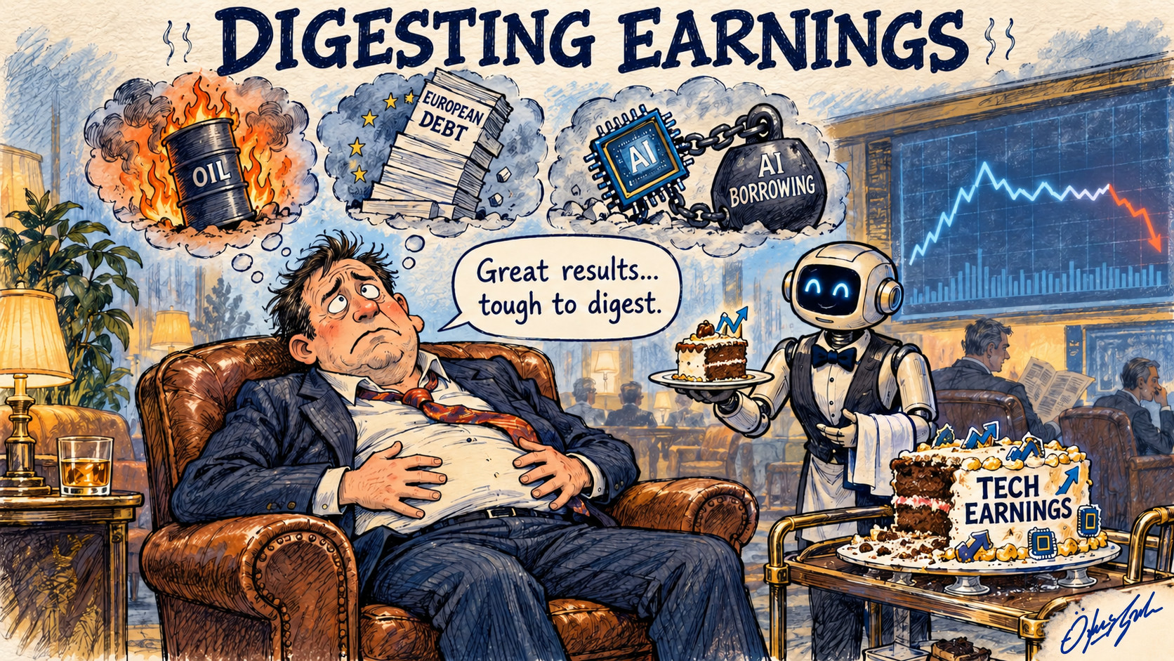 Strong earnings, fragile conviction