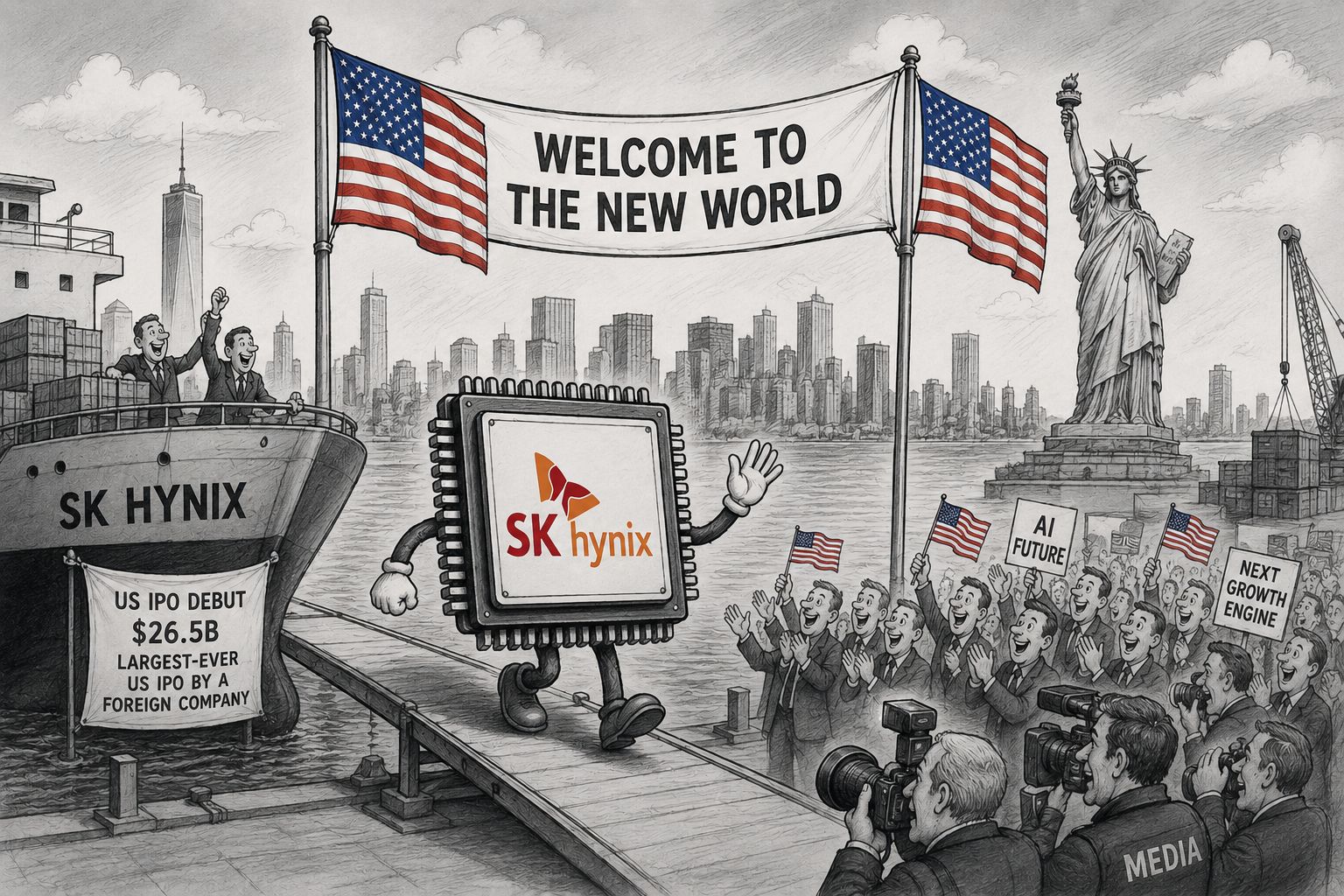 SK Hynix lands in New York